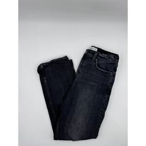 Abercrombie & Fitch The Ultra‎ Straight Jeans Black Wash Distressed